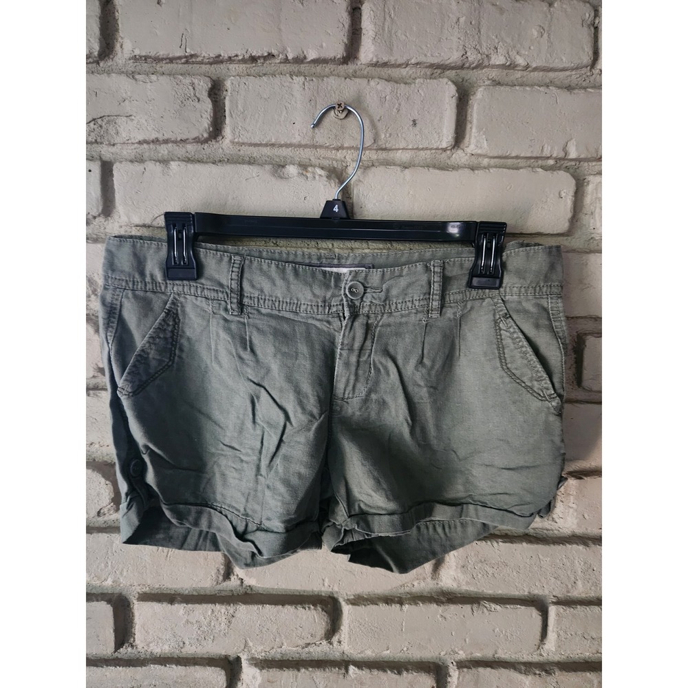 Abercrombie & Fitch Linen Blend Utility Shorts